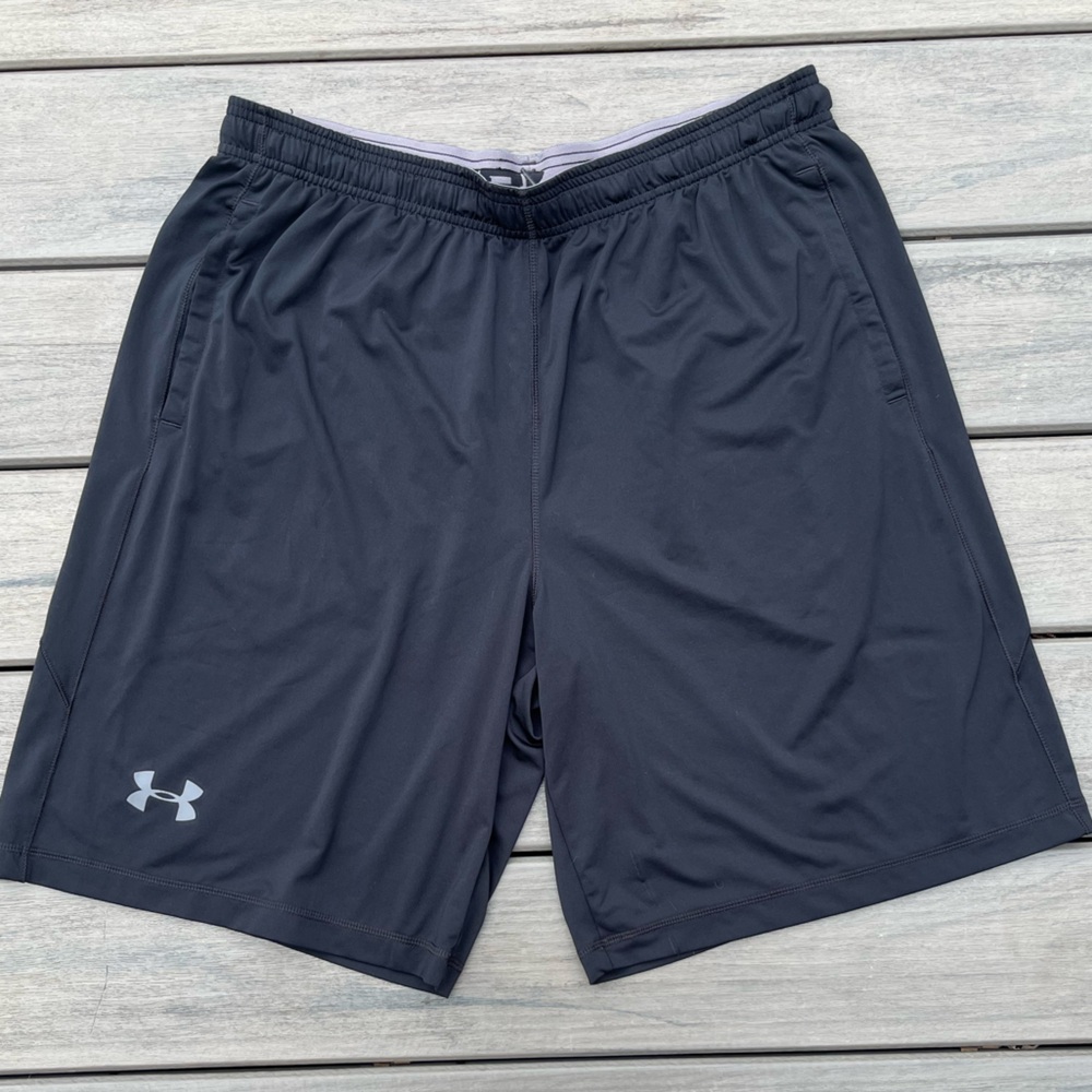 Under Armour; Solid Black; Athletic/Performance S… - image 1